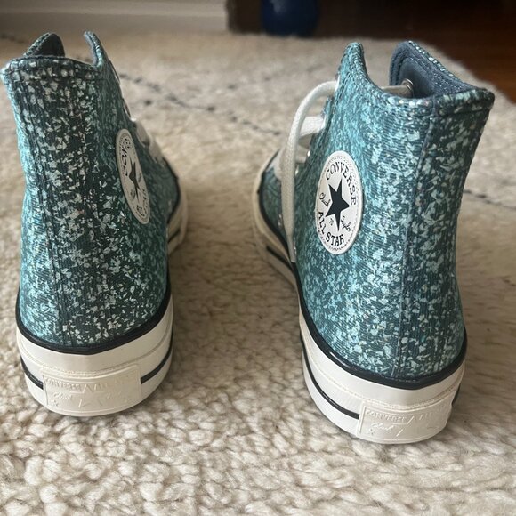 Chuck 70 Glitter (green) size M4/W6- NWOT - Picture 3 of 5